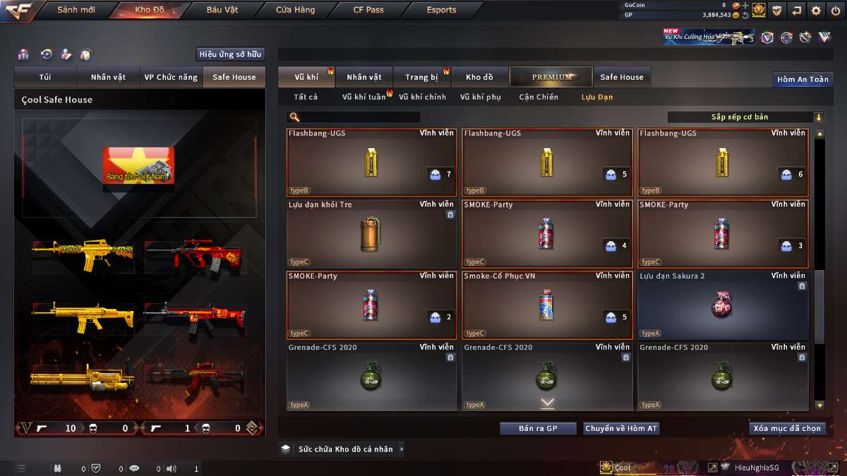 shop acc cf uy tin gia re